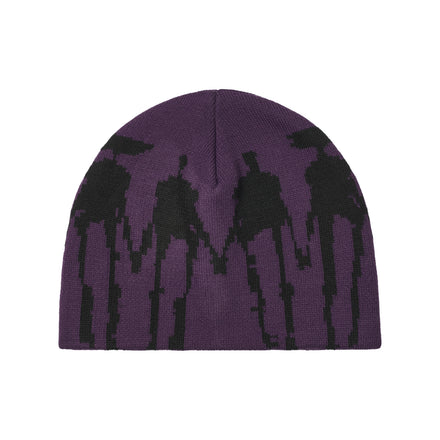 beanie - dark purple