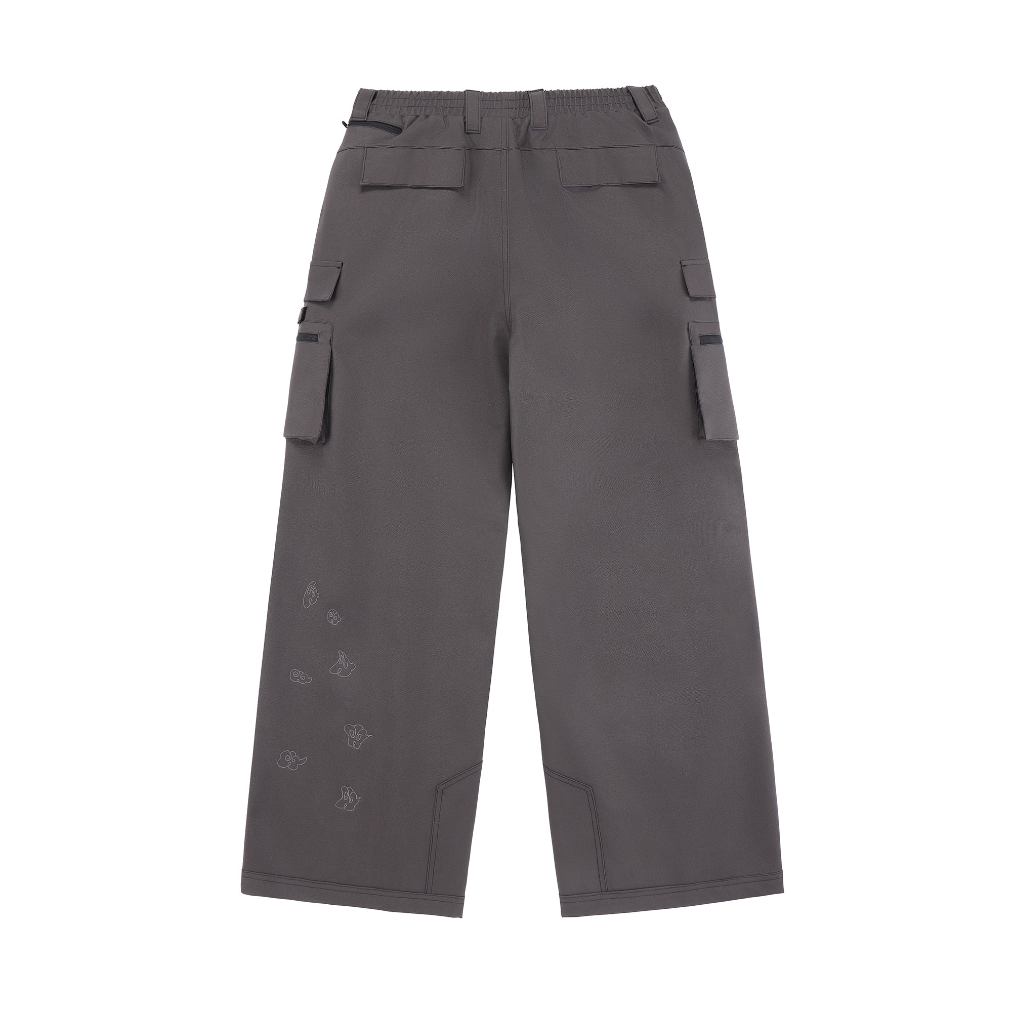 pantaloni - burgundgrey