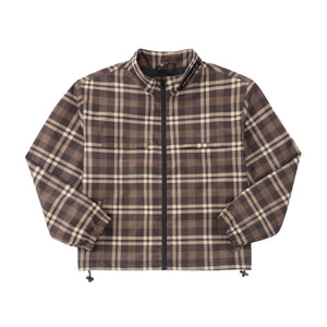 deconsrtucted revamp - plaid brown